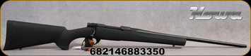 Howa - 243Win - Model 1500 Hogue - Black Hogue pillar-bedded Overmolded stock & recoil pad/Blued, 22"Standard Barrel, Non-Threaded, Two-stage HACT trigger - Mfg# HGR243BNTC - STOCK IMAGE