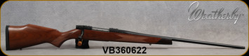 Weatherby - 7mmRemMag - Vanguard Sporter - Turkish A-grade walnut stock w/rosewood forend cap/Matte Blued, 26"#2 Contour barrel, 3+1 Capacity, Mfg# VDT7MMRR6O, S/N VB360622