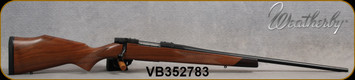 Weatherby - 7mm-08Rem - Vanguard Sporter - Turkish A-grade walnut stock w/rosewood forend cap/Matte Blued, 24"#2 Contour barrel, 5+1 Capacity, Mfg# VDT7M8RR4O, S/N VB352783