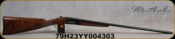 Weatherby - 410Ga/3"/28" - Orion SxS - Oil rubbed grade A walnut English Grip Stock/Blued Finish, Brass Bead Sight, Includes 5 Chokes, 2 Round Capacity, Mfg# OG14128DSM-ORION-I, S/N 79-H23YY-004303