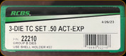 RCBS - 3-Die Taper Crimp Set - 50 Action Express - 22210