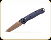 Benchmade - Bailout - 3.38" Blade - CPM-M4 Super Steel - Crater Blue Anodized 6061-T6 Aluminum Handle - 537FE-02