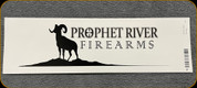 Prophet River - Bumper Sticker - 11"x3" - White