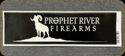 Prophet River - Bumper Sticker - 11"x3" - Black