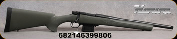 Howa - 350Legend - Model 1500 Mini Action - Bolt Action Rifle - OD Green Polymer Fixed HTI Pillar-Bedded Stock/Black Finish, 16.25"Threaded Barrel, 3rd Detachable Magazine, Mfg# HMA350G