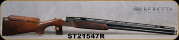 Beretta - 12Ga/3"/32" - 694 Sporting ACS (ALL COMPETITION SHOTGUN) - O/U - Walnut B-FAST Stock w/Adjustable Comb/Engraved Nickel Receiver/Blued Barrels, 10x8 Rib, Mfg# A4R564R1G00111, S/N ST21547R