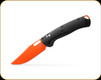 Benchmade - Taggedout - 3.48" Blade - CPM-Magnacut - Carbon Fiber Handle w/Exposed Orange Anodized Backspacer Lanyard - 15535OR-01