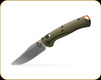 Benchmade - Taggedout - 3.5" Blade - CPM-S45VN - OD Green G10 Handle w/Orange Anodized Aluminum Barrel Spacers - 15536