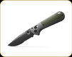 Benchmade - Redoubt - 3.55" Blade - CPM-D2 - Overland Grey Grivory Handle w/Forest Green Grip - 430SBK