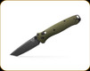 Benchmade - Bailout - 3.38" Blade - CPM-M4 - Anodized Woodland Green Aluminum Handle - 537GY-1