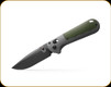 Benchmade - Redoubt - 3.55" Blade - CPM-D2 - Overland Grey Grivory Handle w/Forest Green Grip - 430BK