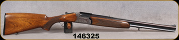 Consign - Antonio Zoli - 12Ga/222Rem - Combination Gun - O/U - Grade II Walnut Stock/Game-Scene Engraved Receiver/Blued, 24"barrels, Double Triggers, Factory Sights