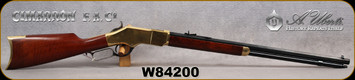 Cimarron - Uberti - 22WMR - Model 1866 Golden Boy Sporting Rifle - Walnut Stock/Brass Frame/Blued, 24.25" Octagonal Barrel, Mfg# CA212, S/N W84200