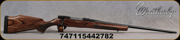 Weatherby - 308Win - Vanguard Laminate Sporter - Bolt Action Rifle - Brown Laminated Hardwood Stock/Blued, 24"#2 Contour Barrel, 4+1Mag Capacity, Mfg# VLM308NR4O - STOCK IMAGE - S