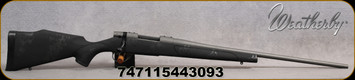 Weatherby - 7mmRemMag - Vanguard Weatherguard Tungsten - Black Base Polymer Stock w/Tungsten Accent Pattern/Tungsten Cerakote, 26"Threaded #2 Contour Barrel, Mfg# VWG7MMRR6T