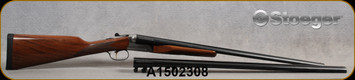 Consign - Stoeger - E.R Amantino - 20Ga/2.75"/28" - 28Ga/2.75"/26" - Uplander Supreme Combo - SxS shotgun - 2-barrel set - walnut stock/nickel finish receiver/blued barrels - in black Tsunami hard plastic case