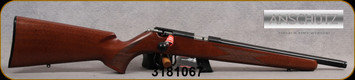 Anschutz - 22LR - Model 1416 HB G-20 - Classic Walnut Stock/Blued Finish, 13.89"Threaded Heavy Barrel, 5092 two-stage trigger, Mfg# 009989, S/N 3181067