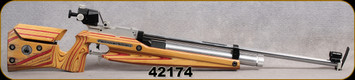 Consign - Feinwerkbau - 4.5/.177 - P75 - Biathlon Air Rifle - Brown/Red Laminate Stock w/Adjustable Cheekpiece/Stainless, 26"Barrel, c/w (3)magazines - in black Biathlon Canada soft case - 42174