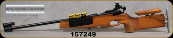 Consign - Anschutz - 22LR - Biathlon Model 1427 LH - Walnut Stock w/Adjustable Cheekpiece/Blued Finish, 24"Barrel - c/w (3)magazines - in black Biathlon Canada soft case