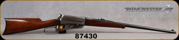 Consign - Winchester - 30-06 (30Govt 1906) - Model 1895 - Lever Action - Walnut Stock/Blued Finish, 24"Barrel, buckhorn rear sight - Mfg.1914