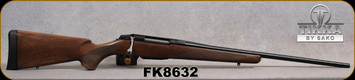 Tikka - 8x57IS - Model T3x Hunter - Bolt Action Rifle - Walnut Stock/Blued, 22.4"Barrel, 3+1 round detachable magazine, Mfg# TF1T3636103, S/N FK8632