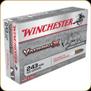 Winchester - 243 Win - 58 Gr - Varmint X - Polymer Tip Rapid Expansion - 20ct - X243P