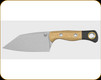 Benchmade - Station Knife - 5.97" Blade - CPM154 Stonewash - Maple Valley Richlite Handle w/Black G10 and Gold Ring - 4010-02