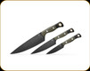 Benchmade - Custom 3 Piece Set - Multiple Blade Lengths - CPM154 - OD Green and Black G10 Handle with Gold Ring - 4000BK-01
