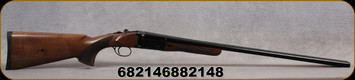 Legacy Sports International - 20Ga/3"/28" - Pointer FTS SxS - SxS Break Action Shotgun - Turkish Walnut Checkered Forend and Grip/Case Coloured Receiver/Glossy Black Finish, Mfg# FT62028HT, STOCK IMAGE