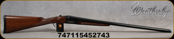 Weatherby - 12Ga/3"/28" - Orion SxS - Oil rubbed grade A walnut English Grip Stock/Blued Finish, Brass Bead Sight, Includes 5 Chokes, 2 Round Capacity, Mfg# OG11228DSM-ORION-I, STOCK IMAGE