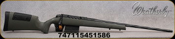 Weatherby - 257WbyMag - Model 307 Range XP - OD Green w/Graphite Black Cheek Piece lightweight vertical grip stock/Graphite Black Cerakote Finish, 26"Spiral Fluted Barrel, 5rd Magpul Magazine, Mfg# 3WRXP257WR8B