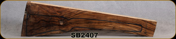 Stock Blank - Temka - Turkish Walnut Grade IV - 94x25x7cm - WX-07