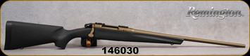 Remington - 308Win - Model 783 - Custom Shop - Black Synthetic/Burnt Bronze Cerakote Finish, 22", Mfg# CS510085
