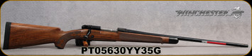 Winchester - 270Win - Model 70 Super Grade French Walnut - Bolt Action Rifle - AAA French Walnut Stock w/Ebony Forearm Tip/'Super Grade' Engraved Hinged Floorplate/Polished Blued, 26"Barrel, Mfg# 535239226, S/N PT05630YY35G
