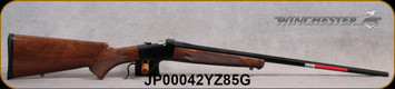 Winchester - 6mmCreedmoor - 1885 Low Wall Hunter High Grade - Oil Finish Checkered walnut curved grip stock w/Schnabel-style forearm/Blued, 24" octagon, button-rifled barrel, Mfg# 534293291, S/N JP00042YZ85G
