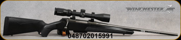 Winchester - 308Win - XPR Compact Scope Combo - Matte Black Composite Stock/Permacote Black Finish, 20"Barrel, Vortex Crossfire II 3-9x40mm, BDC reticle, Mfg# 535737220