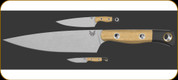 Benchmade - Custom 3 Piece Set - Multiple Blade Lengths - Stonewash CPM154 Blade - Maple Valley Richlite and Black G10 Handle with Gold Pivot Ring - 4000-02