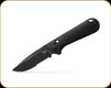 Benchmade - Redoubt - Serrated 3.55" Blade - CPM-D2 Tool Steel - Black Grivory Handle - 430SBK-02