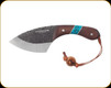 Condor - Blue River Skinner - 3.4" Blade - 440C Stainless Steel - Walnut and Reconstituted Turquoise Stone - 60046/CTK112-3.5-4C