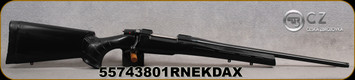 CZ - 30-06Sprg - 557 Eclipse - Bolt Action - Black Soft-Touch Synthetic Stock/Blued Finish, 20.48"Threaded(M14x1)Barrel, 5rd fixed magazine, Mfg# 5574-3801-RNEKDAX