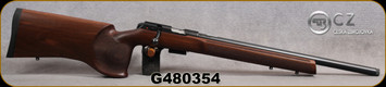 CZ - 17HMR - Model 457 Varmint MTR - Bolt Action Rimfire Rifle - Turkish Walnut/Blued, 20.67"Threaded(1/2x20)Barrel, 5rd Detachable Magazine, Mfg# 5084-8991-VKAMAAX, S/N G480354