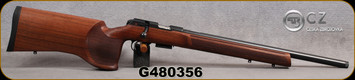 CZ - 17HMR - Model 457 Varmint MTR - Bolt Action Rimfire Rifle - Turkish Walnut/Blued, 20.67"Threaded(1/2x20)Barrel, 5rd Detachable Magazine, Mfg# 5084-8991-VKAMAAX, S/N G480356