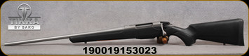 Tikka - 243Win - T3X Lite Stainless LH - Black Synthetic Stock/Stainless Steel, 22.4" Barrel, 1:8"Twist, 3 round magazine - Mfg# TFTT1525B1300A0