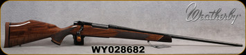 Weatherby -7mmWbyMag - MKV Deluxe Rifle - Gloss AA Walnut/High Gloss Blued, 26"Barrel, 3 round hinged floorplate, Mfg# MDX01N7MMWR6O, S/N WY028682