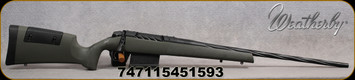 Weatherby - 7mmRemMag - Model 307 Range XP - OD Green w/Graphite Black Cheek Piece lightweight vertical grip stock/Graphite Black Cerakote Finish, 24"Spiral Fluted Barrel, 5rd Magpul Magazine, Mfg# 3WRXP7MMRR8B