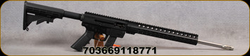 Just Right Carbines - 9mm - M-LOK STS Barrel - Semi-Automatic - Telescoping Stock w/Free-Float M-Lok Forend/black hardcoat anodized Finish/Stainless, 18.5" barrel w/ Flash Suppressor, Mfg# JRC9G3CN10-TB/BL/SS