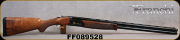 Franchi - 12Ga/3"/28" - Instinct LX - O/U - Checkered AA-Walnut Prince of Wales stock w/Schnabel forend/Case Hardened Receiver w/Gold Inlay/Gloss Blued Vented Barrels, Ejectors, Extended chokes(F,IC,M), Mfg# 41160, S/N FF089528