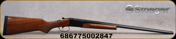Stoeger - 20Ga/3"/26" - Uplander Supreme - SxS Shotgun - AA-Grade Gloss Walnut/Blued Finish, Single Trigger, Mfg# 31115 - STOCK IMAGE