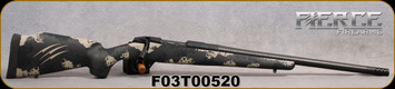 Fierce - 7mm-08Rem - CT Edge - Urban Camo Bear Stock/Graphite Black Cerakote, 20"Carbon-Wrapped, Fierce C3 carbon barrel, Threaded, Radial Muzzle Brake, S/N F03T00520