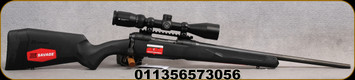 Savage - 7mm-08Rem - Model 110 Apex Hunter XP - Bolt Action Rifle - Black Synthetic Stock/Matte Balck Finish, 20" Barrel, 4 Round DBM, Vortex Crossfire II 3-9x40, AccuTrigger, Mfg# 57304